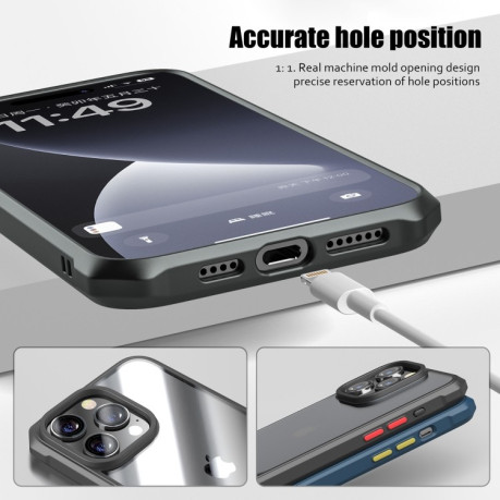 Противоударный чехол iPAKY Dawn Series для iPhone 15 Plus - серый