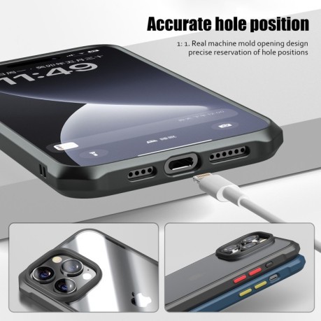 Противоударный чехол iPAKY Dawn Series для iPhone 15 Pro Max - черный