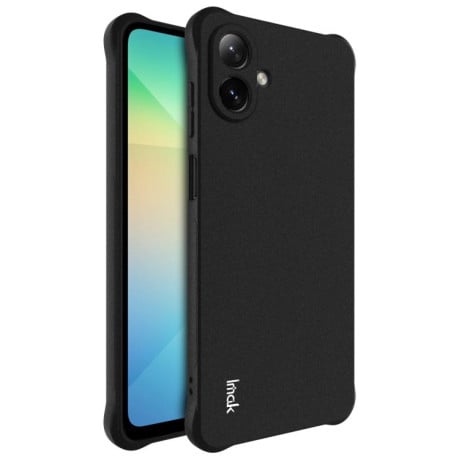 Силіконовий чохол imak Airbag з посиленими кутами на Samsung Galaxy A07 4G - чорний