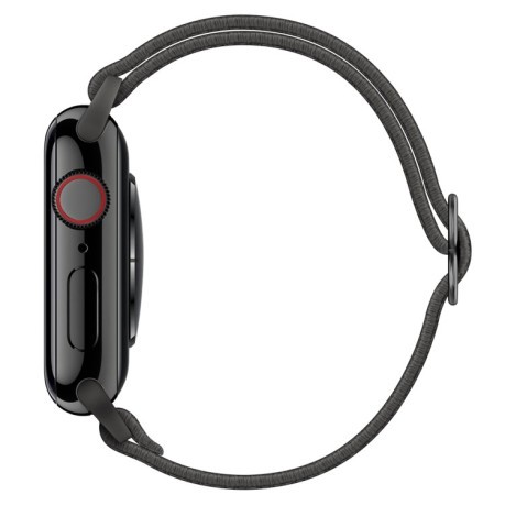 Ремешок Polyester Nylon для Apple Watch 10 46mm/Ultra 49mm / Series 8/7 45mm / 44mm / 42mm/45mm/44mm/42mm - темно-серый