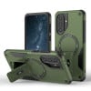 Протиударний чохол MagSafe Holder Armor PC Hybrid для Samsung Galaxy A36/A56 5G - зелений