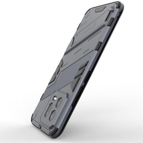 Противоударный чехол Punk Armor для Xiaomi 13 - серый