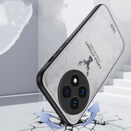 Ультратонкий чохол Deer Head Cloth Skin для OnePlus 13 - чорний