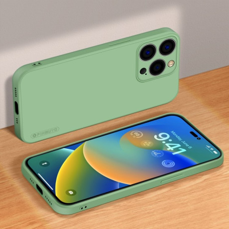 Противоударный чехол PINWUYO Sense Series для  iPhone 14 Pro - зеленый