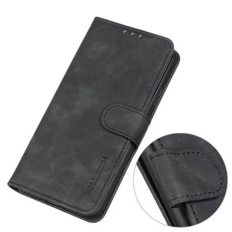 Чехол-книжка KHAZNEH Cowhide Texture на Motorola Edge 60 Fusion / 60 Pro - черный