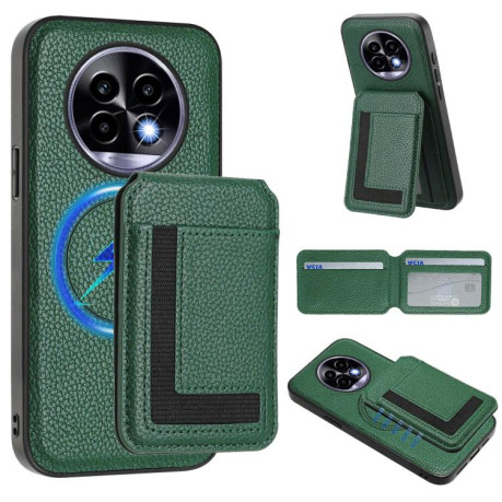 Чохол CX01 Detachable Magsafe Magnetic Card Bag для Realme 13 Pro / 13 Pro+ - Green