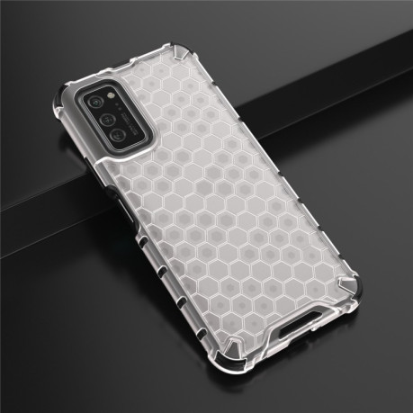 Противоударный чехол Honeycomb на Samsung Galaxy S20 Ultra -белый