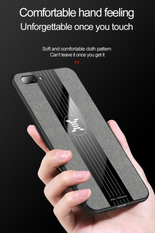 Чохол протиударний XINLI Stitching Cloth на OPPO A3 - чорний