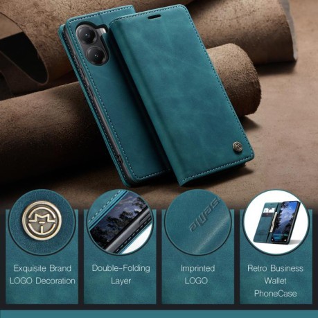 Чохол-книжка CaseMe-013 Multifunctional на Xiaomi Poco X7 Pro - синій