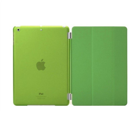 2 в 1 Чехол Smart Cover  + Накладка на заднюю панель для на iPad Air -зеленый