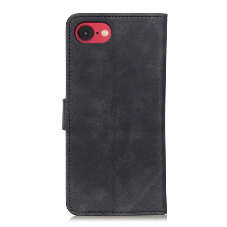 Чехол-книжка KHAZNEH Cowhide Texture на iPhone 16e  - черный