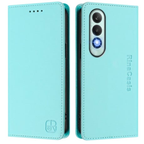 Чехол-книжка Retro Skin Feel Business Magnetic на OnePlus Nord CE 4 - зеленый