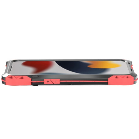 Противоударный металлический чехол R-JUST AMIRA Metal на iPhone 14/13 - красный