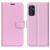 Чохол-книжка Litchi Texture Samsung Galaxy M52 5G - рожевий