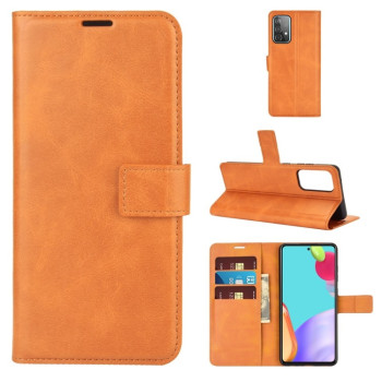 Чохол-книжка Retro Calf Pattern Buckle Samsung Galaxy A52/A52s - жовтий