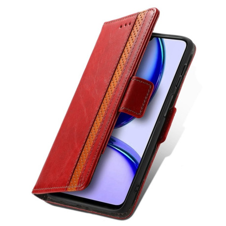 Чехол-книжка Dual-side Magnetic Buckle для Realme C53/C51 - красный