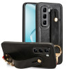 Протиударний чохол Wristband Leather Back для Infinix Hot 50 Pro 4G - чорний