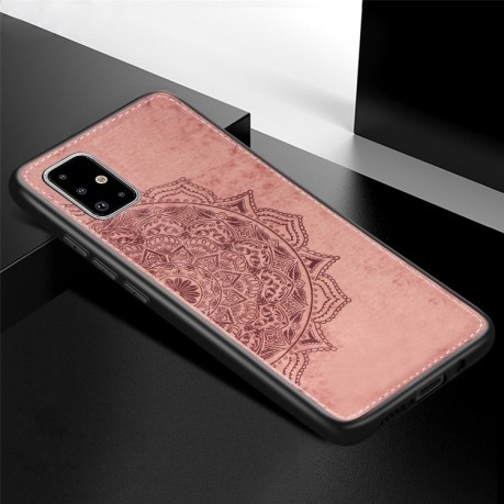Чехол Mandala на Samsung Galaxy A71 - розовое-золото