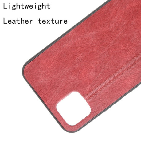 Ударозащитный чехол Sewing Cow Pattern на Realme C11 - красный