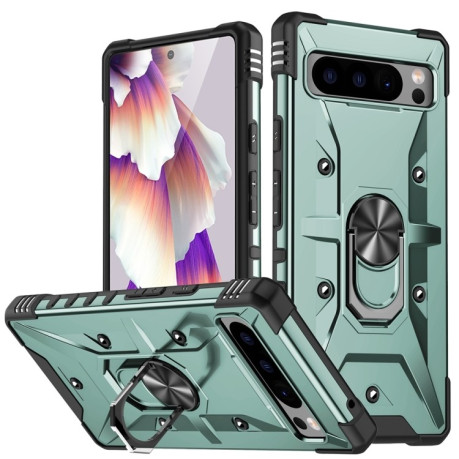 Протиударний чохол HMC 360 Degree Rotating Holder на Google Pixel 8 Pro - світло-зелений