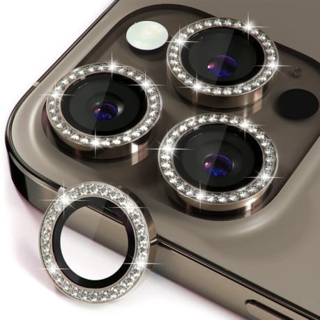 Захисне скло на камеру ENKAY AR Anti-reflection Camera Lens для iPhone 16 Pro / 16 Pro Max - Titanium Gold