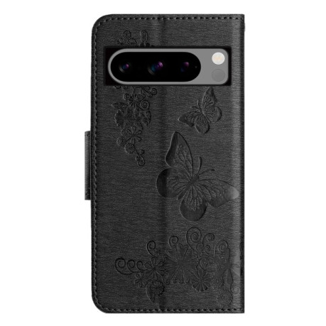 Чохол-книжка Embossed Butterfly для Google Pixel 8 Pro - чорний