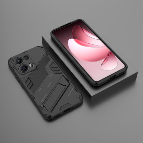 Противоударный чехол Punk Armor для OPPO Reno13 Pro 5G Global - черный