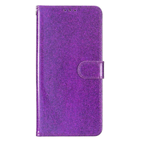 Чехол-книжка Glittery Powder на OPPO A78 4G - фиолетовый