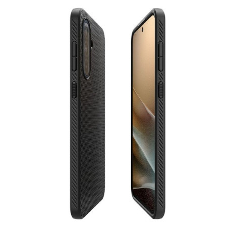 Оригинальный чехол Spigen Liquid Air на Samsung Galaxy A36 5G - Matte Black