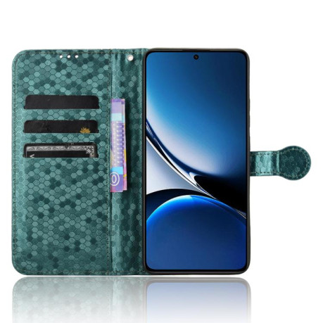 Чохол-книжка Honeycomb Dot для Xiaomi Poco X7 Pro 5G - зелений