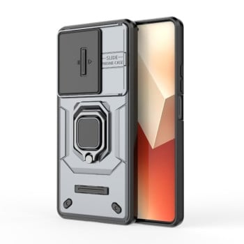 Противоударный чехол Sliding Camshield для Xiaomi Redmi Note 13 5G - серый