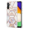 Противоударный чехол Marble Flower для Samsung Galaxy A14 5G - Crown