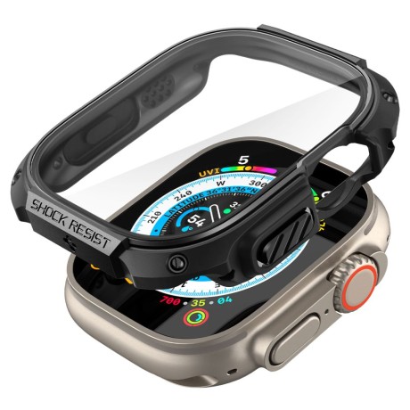Оригинальный чехол Spigen Tough Armor на Apple Watch Ultra 49 mm - black