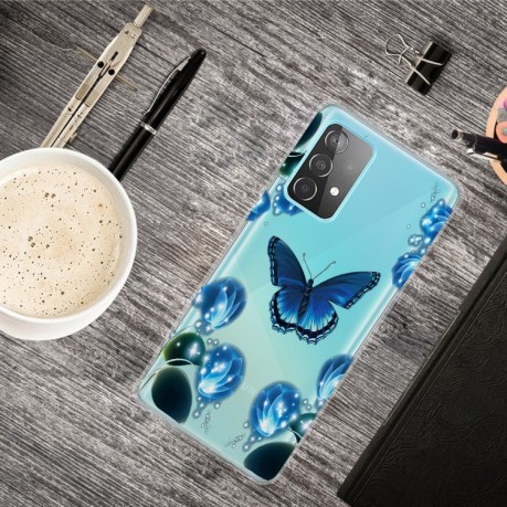Ударозащитный чехол Painted для Samsung Galaxy A32 4G - Dream Butterfly
