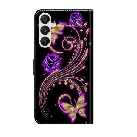 Чехол-книжка Crystal 3D Shockproof Protective Leather для Samsung Galaxy A35 5G - Butterfly