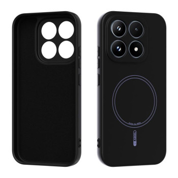 Чохол із рідкого силікону ABEEL з MagSafe на Xiaomi 17 — чорний
