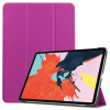 Чохол Custer Texture Three-folding Sleep/Wake-up на iPad Air 10.9 2022/2020 - фіолетовий