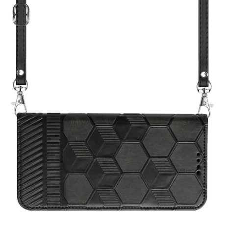 Чехол-книжка Crossbody Football на Xiaomi Poco X4 Pro 5G - черный