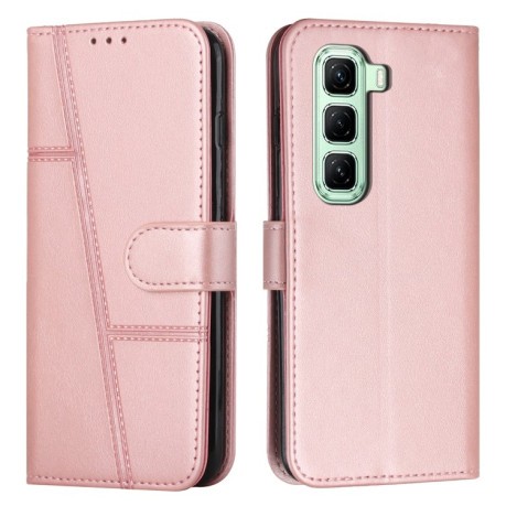 Чохол-книжка Stitching Calf Texture для Infinix Hot 50 4G - рожевий