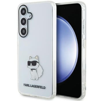 Оригинальный чехол Karl Lagerfeld IML Choupette для Samsung Galaxy S24+Plus - transparent(KLHCS24MHNCHTCT)