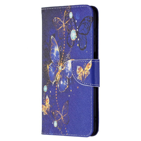 Чехол-книжка Colored Drawing Series на Samsung Galaxy A04s/A13 5G - Purple Butterfly