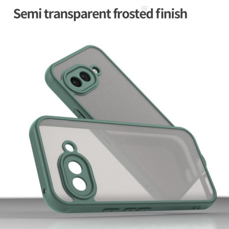Чохол Fan Dun Series TPU Hybrid PC Frosted на Google Pixel 9a - зелений