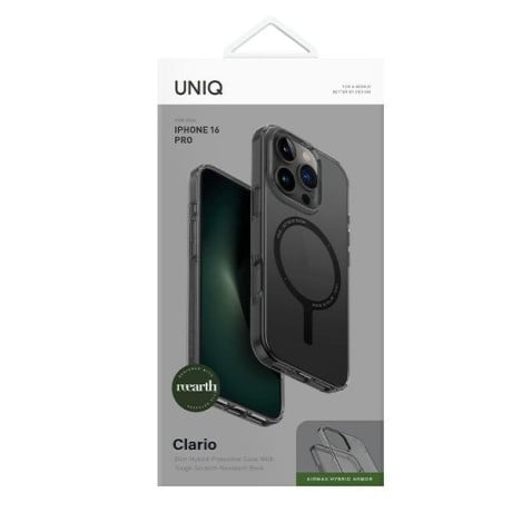 Оригінальний чохол UNIQ Uniq Clario на iPhone 16 Pro - Black