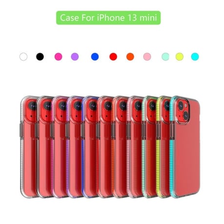 Ударозащитный чехол Double-color для iPhone 13 mini - зеленый