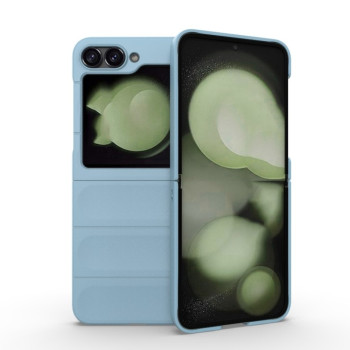 Силіконовий чохол Magic Flannel для Samsung Galaxy Flip 6/Flip 7 FE - блакитний