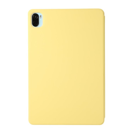 Магнитный чехол-книжка Solid Color Magnetic для Xiaomi Pad 5 / Pad 5 Pro - желтый