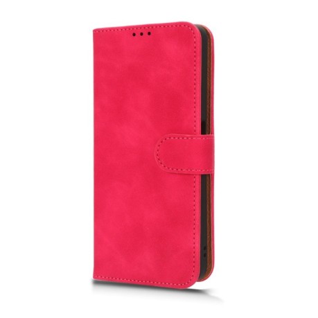 Чохол-книжка Skin Feel Magnetic для OnePlus Nord CE 3 Lite - пурпурно-червоний