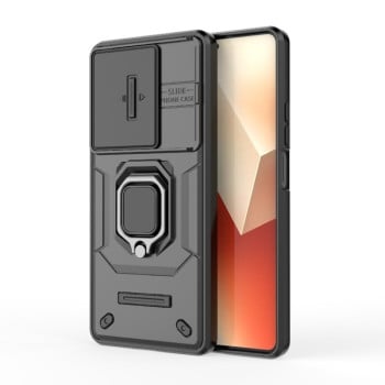 Противоударный чехол Sliding Camshield для Xiaomi Redmi Note 13 5G - черный