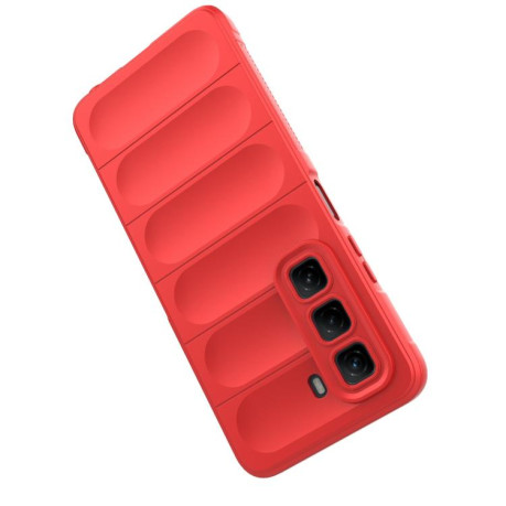 Силіконовий чохол Magic Flannel для Infinix Hot 50 4G - фіолетовий
