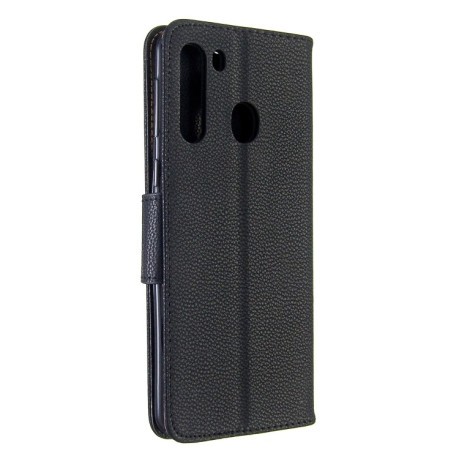Чохол-книжка Texture Single на Samsung Galaxy A21-чорний